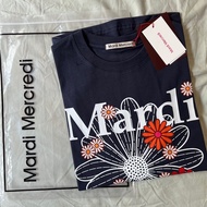 พร้อมส่ง  เสื้อ mardi mercredi ลาย flower 🌟🌟t-shirt ของแท้ 100% จากช้อปS-5XL เสื้อยืดคุณภาพดี