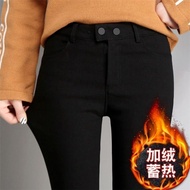 Pencil Thin Pants Small Foot Leggings Waist Women's Magic Stretch High fashion Spring Autumn Pants c