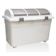 日本RISU 戶外型三分類環保多功能大型收納垃圾桶-100L