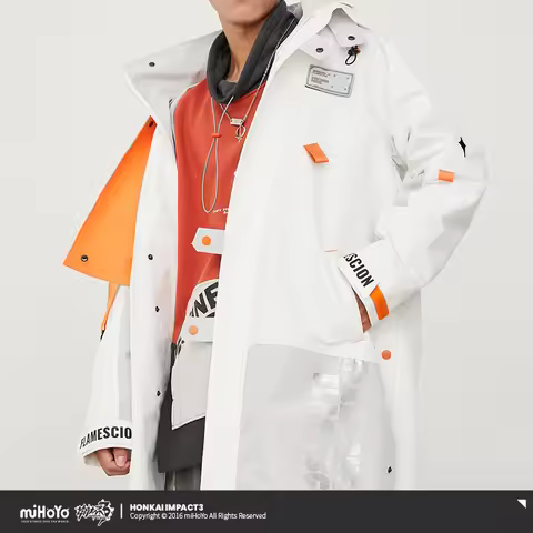 In Stock Honkai Impact 3 Kiana·Kaslana Winter Couple Jacket Herrscher of Flamescion Coat Trench Offi