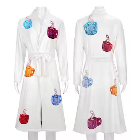 Fight Club The Narrator Cosplay Fantasy Jacket Shirt Bathrobe Edward 1999 Movie Costume Disguise Hal