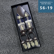 DD - Suspender Besar Bretel Tali Kodok Pria Dewasa Motif Suspender Jepit 6