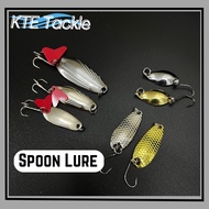 【KTE】 Casting Spoon Lure Umpan Sebarau Gewang mancing Peacock Bass Kelah Siakap GT Killer lure