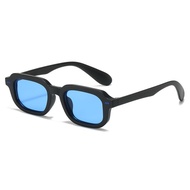 Men Vintage Rectangle Frame Sunglasses Fashion UV400 Shades-&**