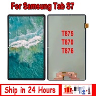 11.0 "หน้าจอ LCD สำหรับซัมซุงกาแล็กซีแท็บ S7 SM-T870 T875 T876B สัมผัสหน้าจอ LCD หน้าจอดิจิตอลจอแอลซ