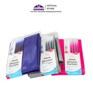 Waterproof PEVA Shower Curtain 180 x 180 cm Multicolor Shower Curtain/