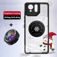 For Asus ROG Phone 9 Pro Case 5G Protective Cases ROG9 Pro ROG9Pro Copper Aluminum Heat Dissipation 