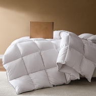 BOSSTT Comforters King Size, Extra Fluffy White Duvet Insert, Ultra-Soft, Breathable