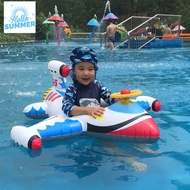 Thick Creative Airplane Swimming Ring Inflatable Children's Sitting Ring Swimming Ring Baby Yacht Ai