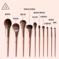 3CE Sugar-Pickled Cherry Blossom Makeup Brush Set 11pcs แปรงแต่งหน้าสำหรับแต่งตาและแก้ม ชุดแปรงแต่งห