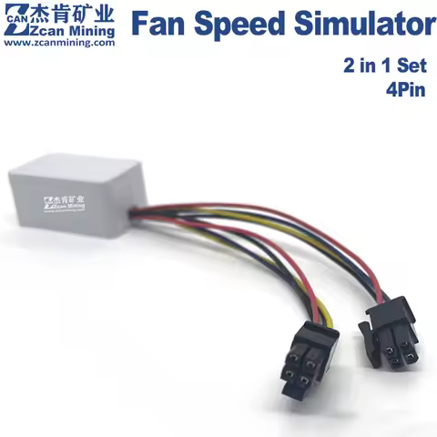 Avalon Miner 920 1066 1166 1246 1366 1446 1466 Fan Simulator 2 in 1 Set Ebit E12 E10 Wind Miner K9 C