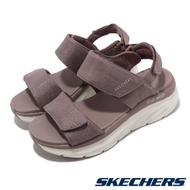 領券再折【SKECHERS】涼鞋 D Lux Walker-Fresh Outlook 藕紫 女鞋 厚底 緩震 健走 休閒鞋 119817MVE