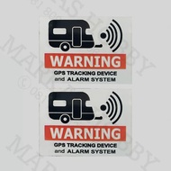 Sticker Transparent GPS Tracking Device Warning Sticker
