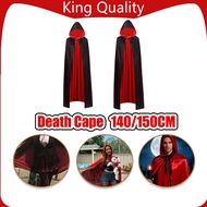 Vampire Cape Cosplay Costume/Single Double Layer Cape Style/Red Black Hooded Halloween Cape/Medieval