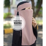 Niqab Bandana Niqab Cadar Niqab Yemen Cadar Bandana Niqab Viral Niqab PLAIN COLOR