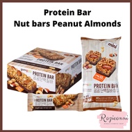 [Gomgom] Protein Bar Nut bars Peanut Almonds (50g * 12ea / Mini Size) Diet snack