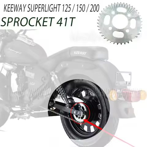 Motorcycle Suitable for Keeway Superlight 125/150/200 41T Sprocket Keeway Superlight 125/150/200 Sup