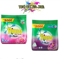 DETERJEN RINSO BUBUK ANTINODA + MOLTO ROSE FRESH | PERFUME ESSENCE NETTO 240 GR