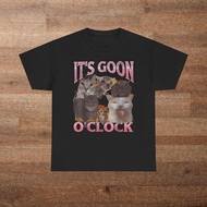 It's Goon O'clock Meme Shirt Brainrot Shirt Meme Shirt Cat Lover Gift Brainrot Meme Gift