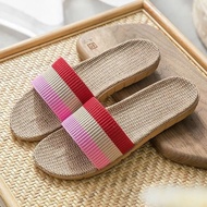 Dép cói quai ngang 3 sọc màu vintage - mang nhà - đi biển - đi chơi