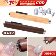 GEEBON 3-In-1 Nail Art Magnetic Stick 3D Cat Eye Magnet for UV/LED Gel DIY Manicure Tools