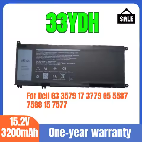 Dell laptop battery,suitable for Dell G3 3579 17 3779 G5 5587 7588 15 7577 high quality 33YDH lithiu