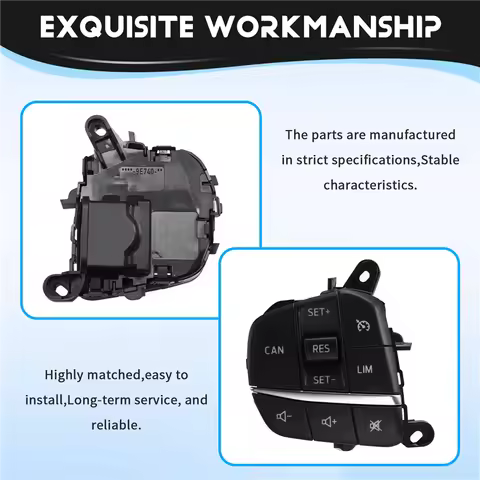 A73X-H1BT-9E740-DB Left Steering Wheel Switch Audio Volume Cruise Control Button For Ford Fiesta MK4