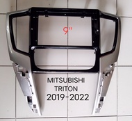 หน้ากากวิทยุ MITSUBISHI TRITON ปี2019-2023 สำหรับเปลี่ยนจอ Android 9"