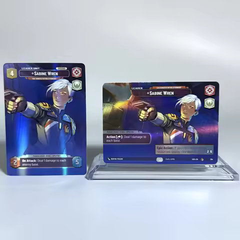 SWUDB Proxy Cards Foil Spark of Rebellion (SOR) Sabine Wren Star Wars Unlimited (SHD) Trading Card C