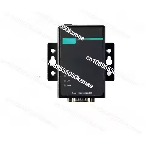 Serial Device Server, 1-Port RS-232/422/485 to Ethernet Converter, Industrial LAN Communication Modu