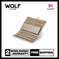 กล่องเครื่องประดับ WOLF1834 รุ่น Roll Palermo Jewelry Roll (Pewter)