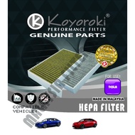 "PM2.5+CARBON HEPA" TESLA MODEL 3(5YJ3) MODEL Y(5YJY) PENAPIS CABIN FILTER RTL-1107681-C 1107681-00-