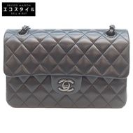 香奈兒 A01113 黑色，黑色五金，So Black，羊皮，Matelasse 23 [二手]