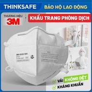 Khẩu trang N95 3M 9502 kháng khuẩn chống bụi mịn - Khẩu trang 3d mask thoải mái khi đeo đạt chuẩn N