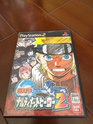 正版PS2遊戲片—火影忍者2