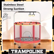 Kids Indoor & Outdoor Trampoline Jumping Toy Park With Safety Net Fitness Rebound Jumper