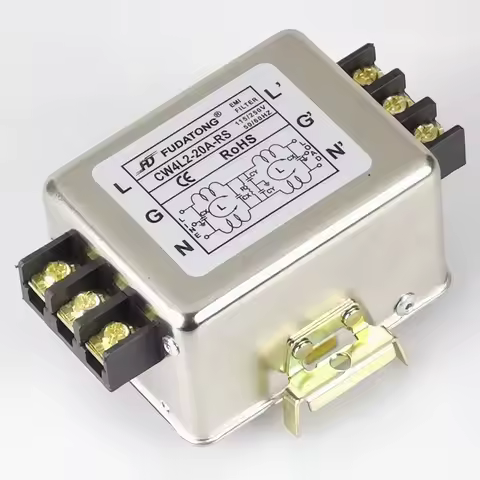 CW4L2 CW3 10A 20A 30A-S-T-R AC Power EMI Filter 220V Anti-interference EMI