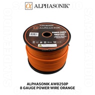 / Alphasonik AW8250P 8 Gauge Power Wire Orange
