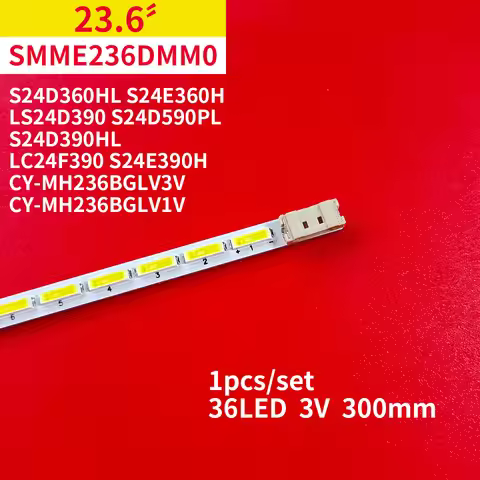 LED Backlight Strip for Sam sung 23.6" TV S24D360HL S24E360H LS24D390 S24D590PL S24D390HL LC24F390 S