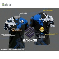 Esport Jersey Baju Gaming Ff Free Fire Custom Desain Suka Suka Murah Baju Jersey Custom Nama Budak M