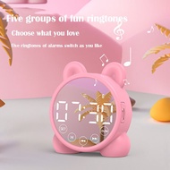 Cute Piggy Wireless Bluetooth Speaker Clock Speakers Mini Mirror Speaker TF Card Alarm Clock FM Radio Bluetooth Audio