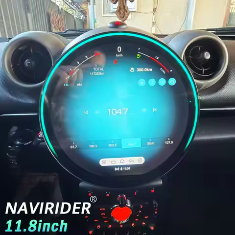 11.8inch Car Radio Android 14 Screen GPS Video Stereo Navigation Multimedia 4G WIFI For BMW MINI R54