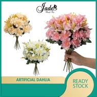 ARTIFICIAL DAHLIA BUSH / FAUX DAHLIA / BUNGA DAHLIA / BUNGA HIASAN / FLOWER BOUQUET / AF10023