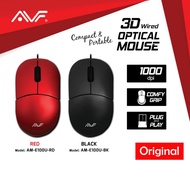 Official AVF AM-E100U 3D USB WIRED OPTICAL MOUSE