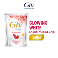 Giv White Sabun Mandi Cair Mulberry Pouch 250ml