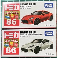 tomica 86 Toyota GR 86 First Press+ㄧ General 2 Units Co-Sale Have New Car Stickers Tomei