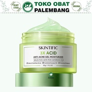 SKINTIFIC 3X ACID ANTI ACNE GEL MOISTURIZER SALICYLIC ACID LACTIC ACID LACTOBIONIC ACID MOISTURISER 