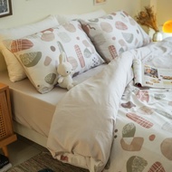 頂級絲滑-低調波波 薄床包兩用被組(100支) 100%天絲 台灣製