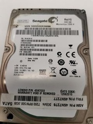 500GB 硬碟hardisk 2.5吋