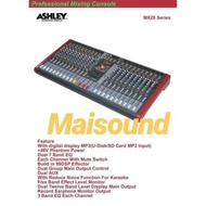 [ Best Quality] Mixer Ashley Mx20 Mixer Audio Ashley Mx 20 Original 20